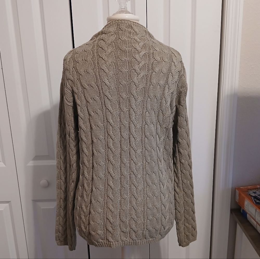 RARE NEW WITH TAGS VINTAGE Ladies Medium Wainscott Mock Neck Sweater Sage Green - Picture 2 of 8